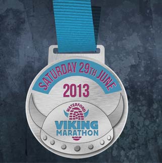 waterford viking marathon medal 2013